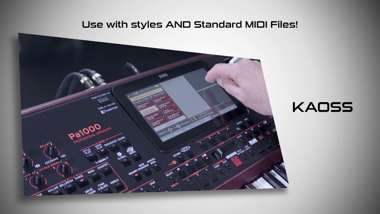 KORG Pa1000:  more power - new arranger keyboard from KORG