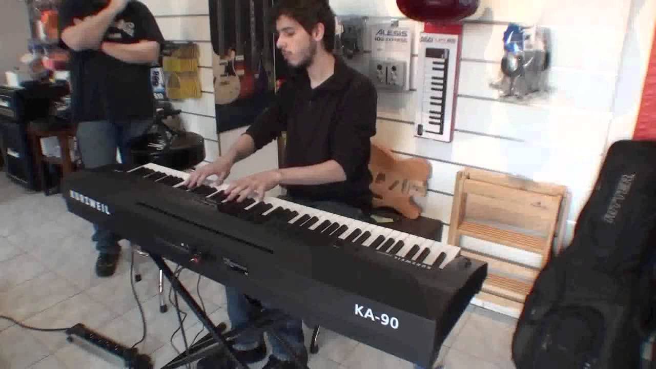 Kurzweil KA 90 Demo @ FM Music, Turin