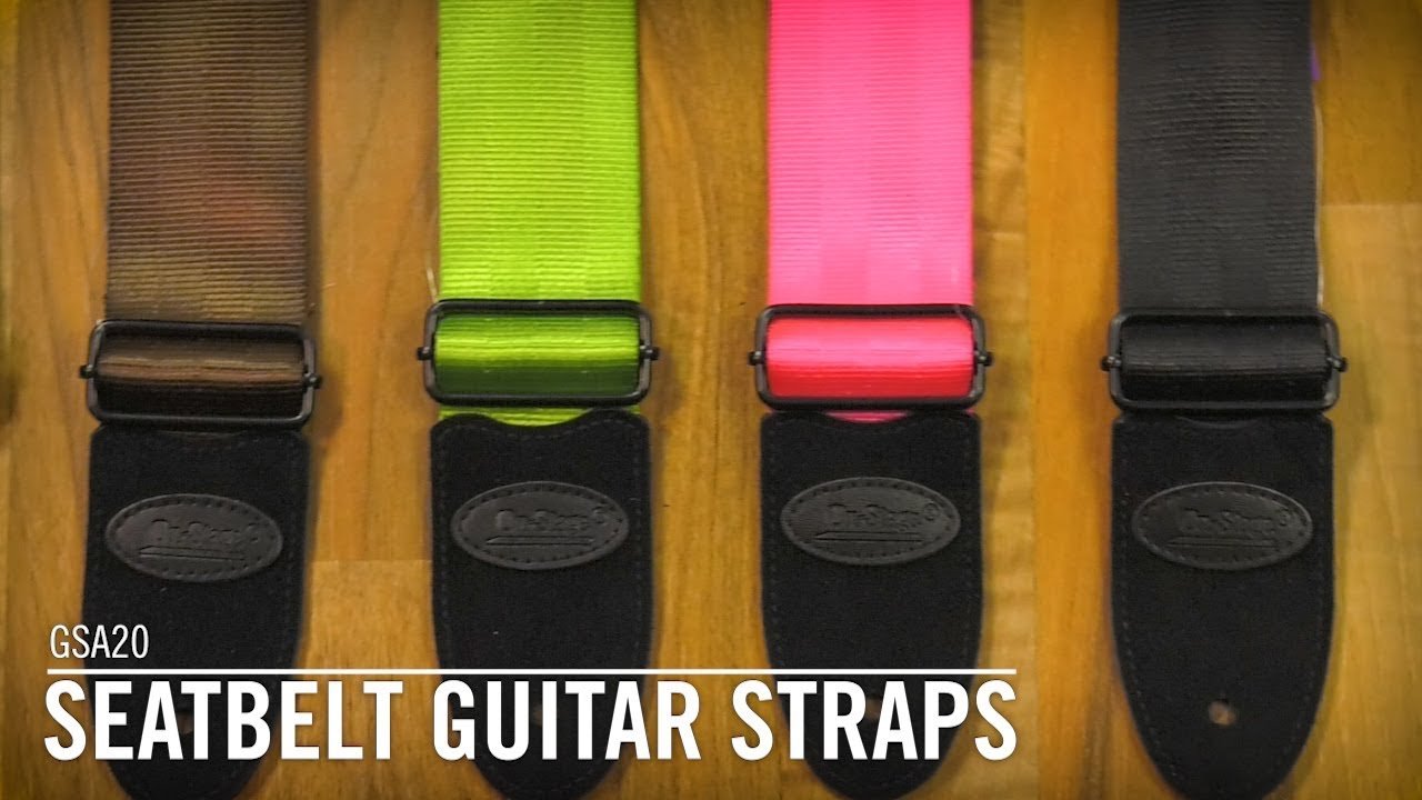 Seatbelt Guitar Straps | GSA20
