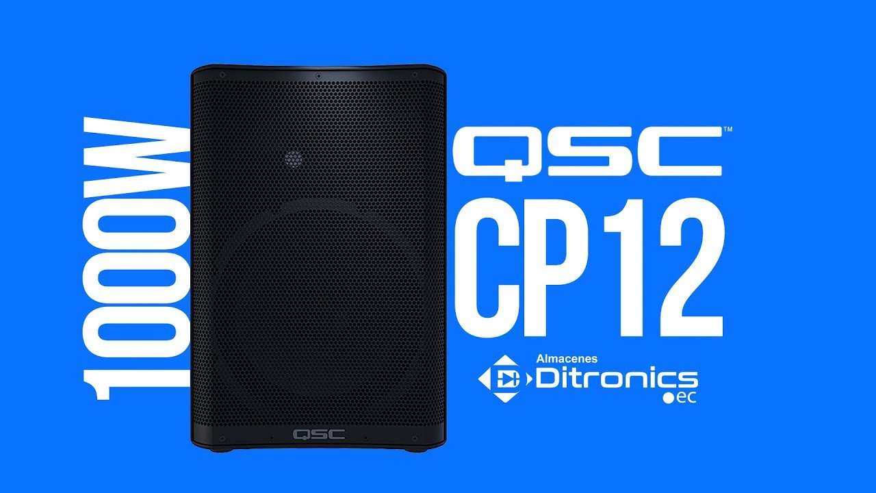 QSC CP12 - Ditronics Ecuador | Caja Acústica Activa