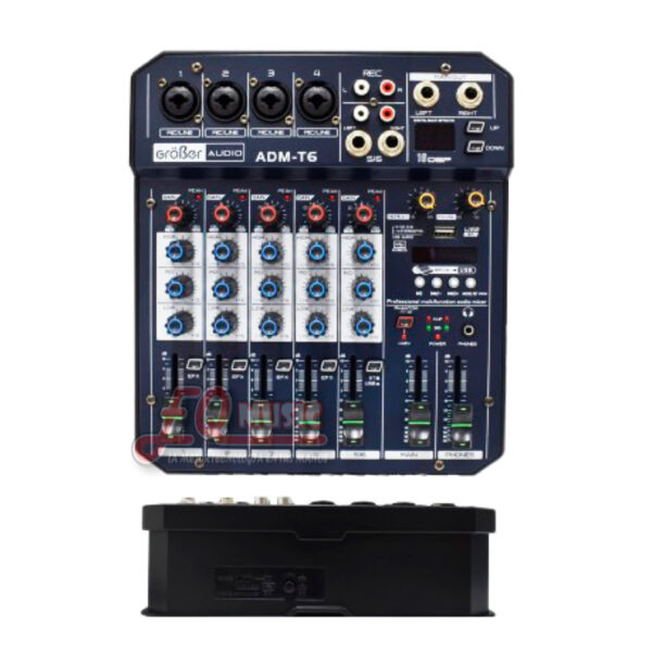 Consola Digital DJ 8FX PASIVA CON INTERFAZ AUDIO USB