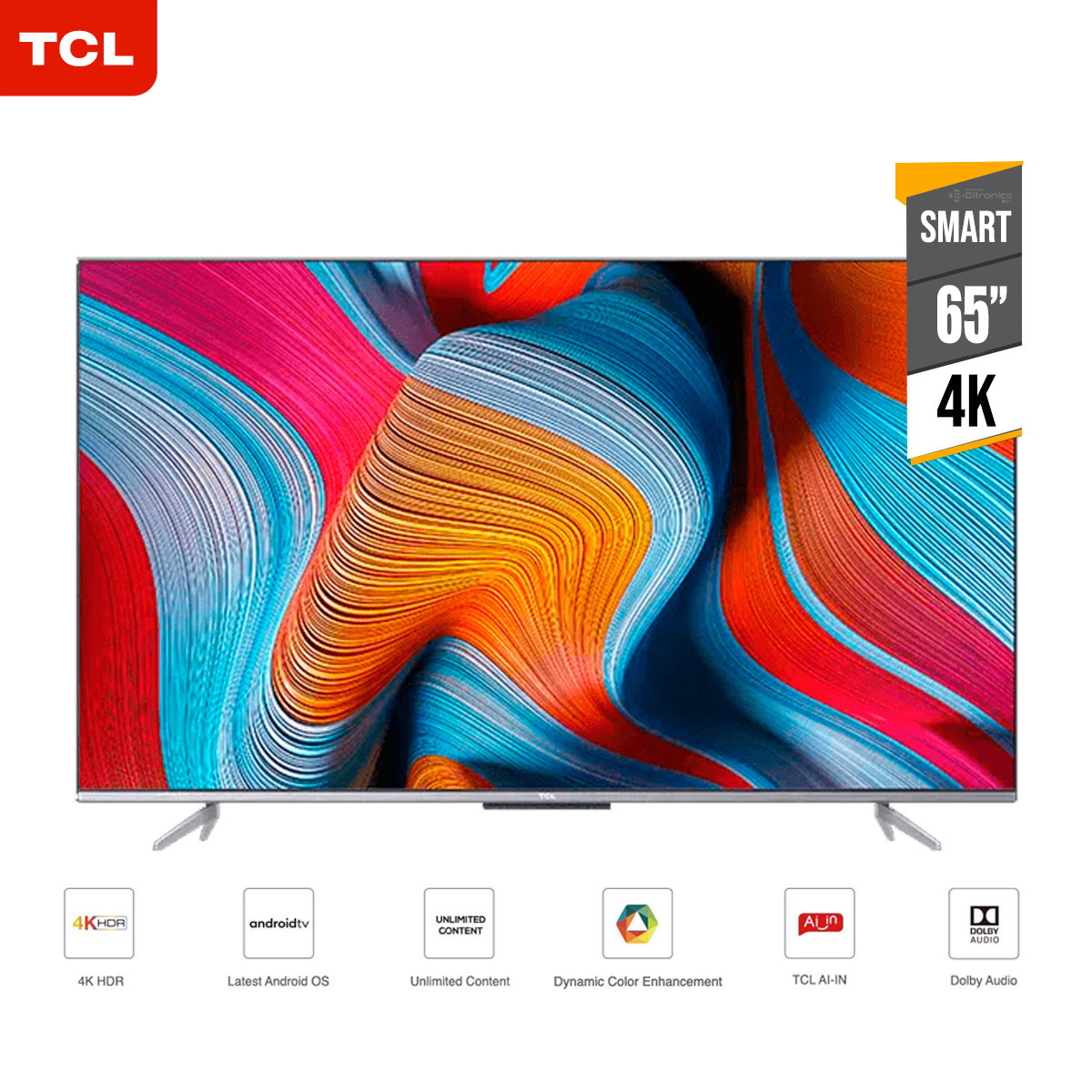 Smart Tv Tcl 32 32s7000 Android Dolby Audio Bluetooth - TCL