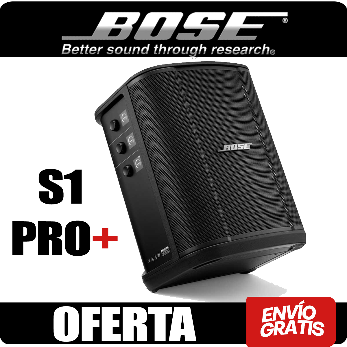 Parlante Bluetooth Portátil Bose S1 Pro+