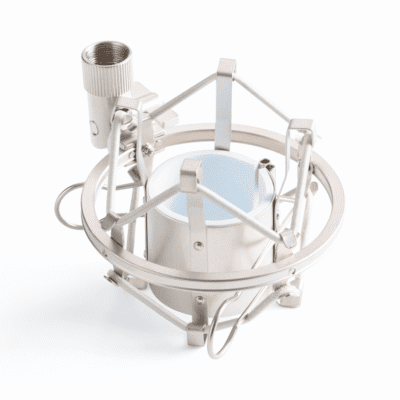 Dispositivo de exploración de muestras médicas en acero inoxidable para laboratorio y diagnóstico.