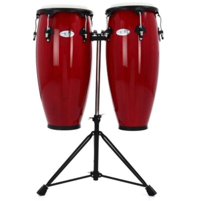 Toca 2300RR Synergy Series | Set de Congas de 10" y 11" con Stand Rio Red