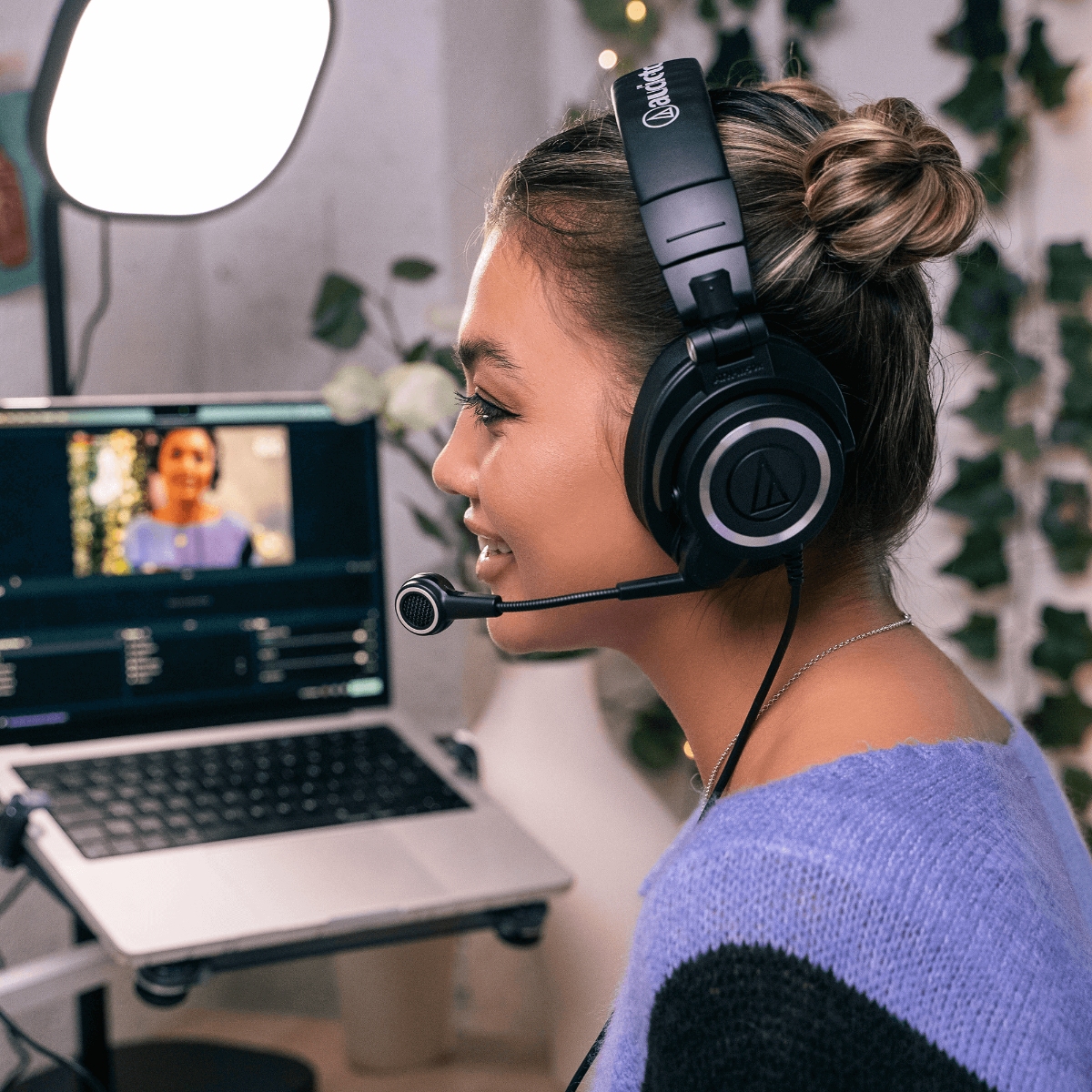 AUDIOTECHNICA ATH M50XSTS AURICULARES DE TRANSMISIÓN STREAMSET – Ditronics Ecuador 9