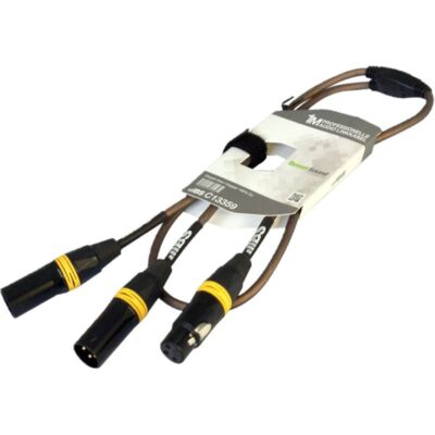 Besser Sound C13359 | Cable Jack XLR H a 2 Plug M XLR 1M