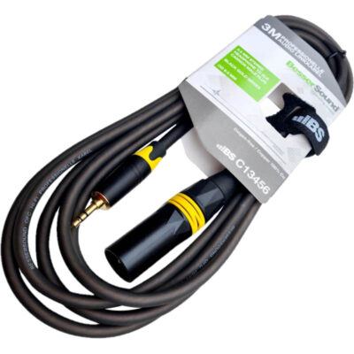 Besser Sound C13456 | Cable de 3.5mm a Jack XLR Macho de 3M