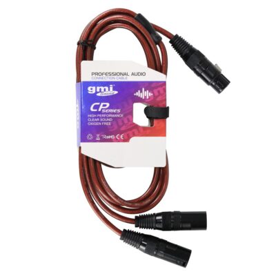 GMI CP-151 Cable de Audio Jack XLR a 2 Plug XLR 2M
