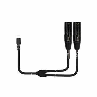 Cable USB C a DUAL XLR | Kirlin UYC-390XE-1M-BK