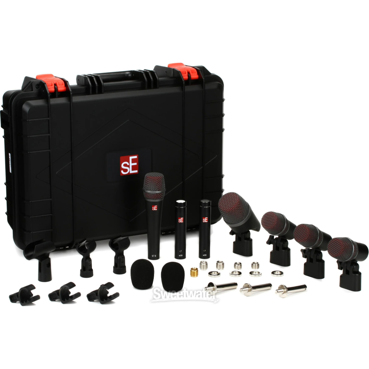 Kit de microfonos para bateria SE V PACK ARENA – Ditronics Ecuador 2