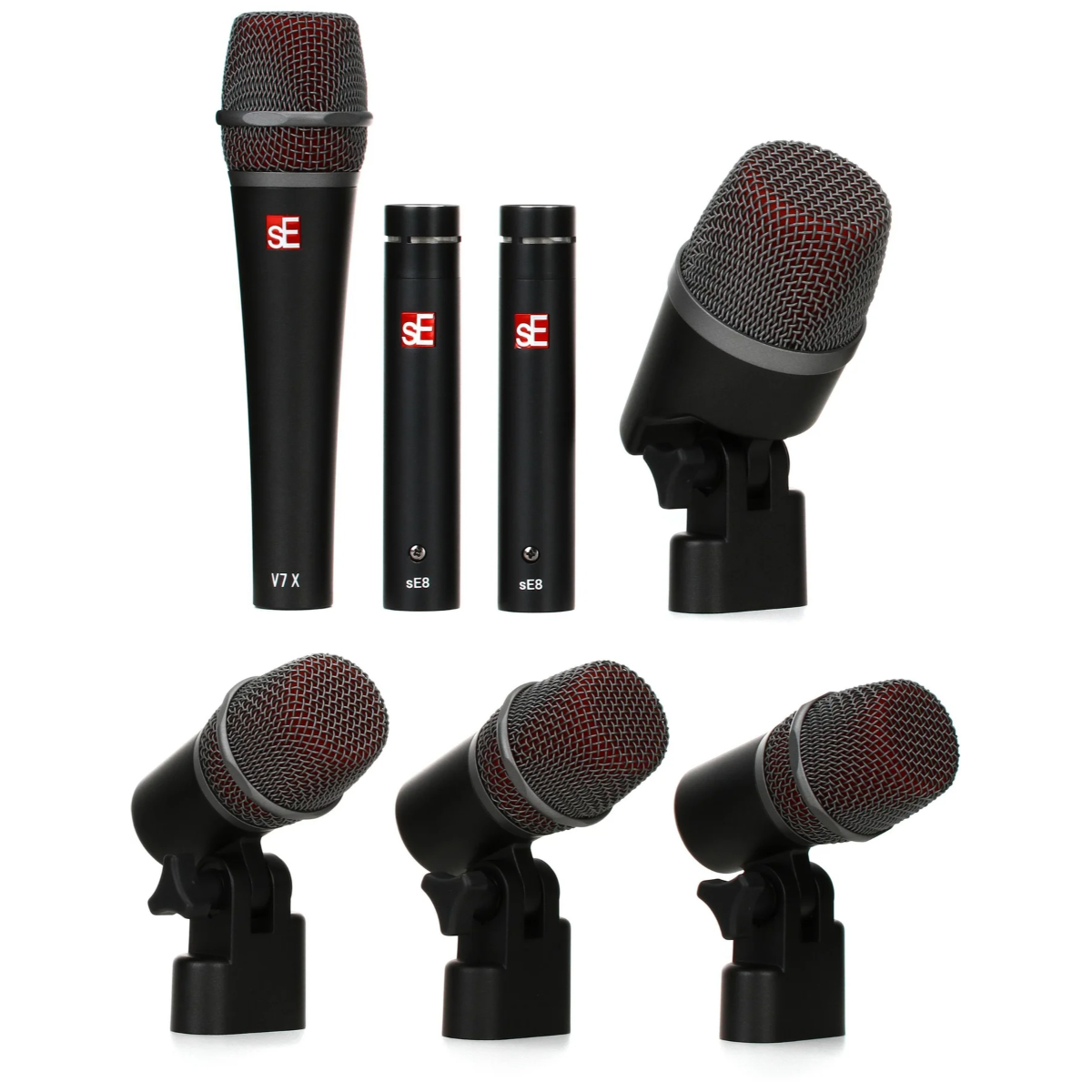 Kit de microfonos para bateria SE V PACK ARENA – Ditronics Ecuador 4