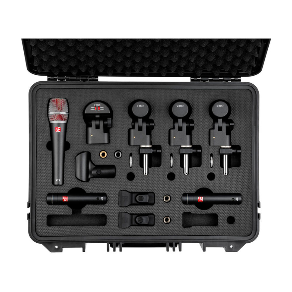 Kit de microfonos para bateria SE V PACK ARENA – Ditronics Ecuador 5