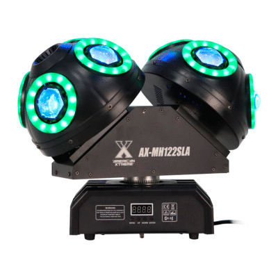 AX-MH122SLA American Xtreme | Luz Robótica Doble RGB