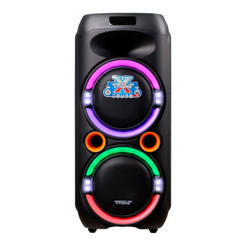 Parlante Amplificador BT 2X8 pulgadas 30000W American Xtreme AX-LG28 - Ditronics Ecuador 1